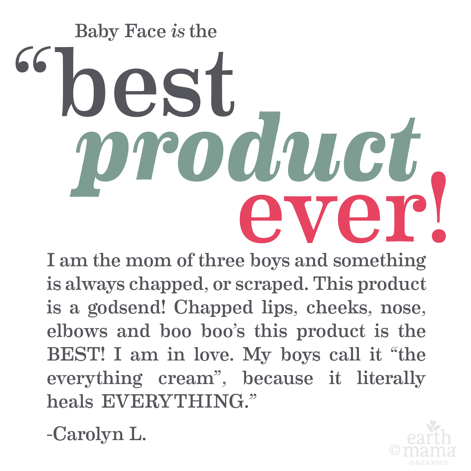 earth mama organics baby face nose and cheek balm