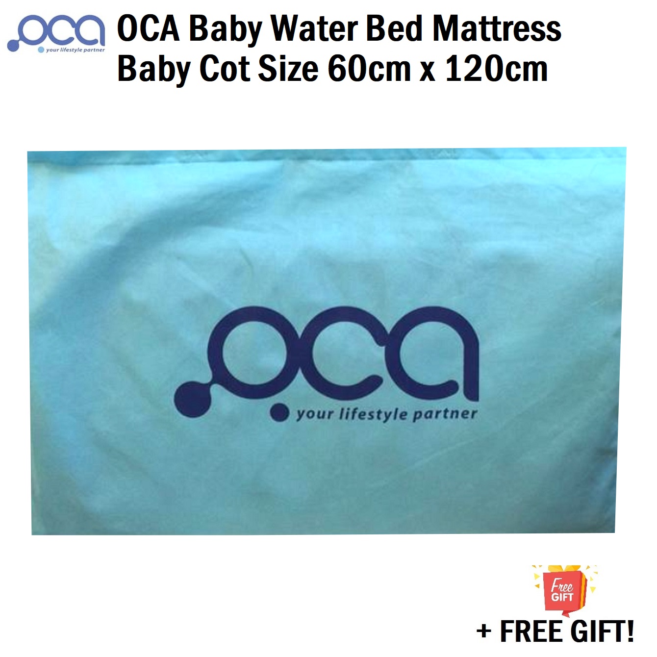 OCA Baby Water Bed 28'' x 40'' x 0.5 l Little Baby Shop MY Online
